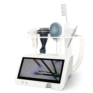 Scanner de follicule pileux Portable 5-en-1 nouvelle Machine d'analyse du cuir chevelu analyseur de peau corps zone cible dispositif de Scanner de <span class=keywords><strong>Test</strong></span> de cheveux - Product Image 2