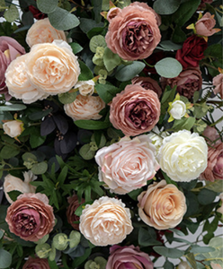 Arche florale en fer forgé pour fleurs artificielles, idéale pour la décoration de mariages, cérémonies, extérieur, B&B et aménagement d'hôtels - Product Image 6