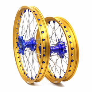 Juego de Llantas de Motocicleta KKE para YAMAHA YZ125 YZ250 1999-2024 YZ250X2016-2024 <span class=keywords><strong>WR250F</strong></span> WR450F <span class=keywords><strong>2001</strong></span>-2024 Llantas Doradas Mate - Product Image 2