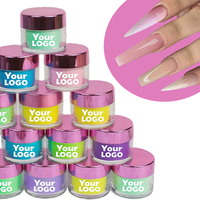 Poudre acrylique à séchage rapide et forte adhérence, poudre professionnelle pour extension d'ongles, application facile, texture fine pour salon de manucure