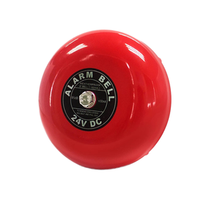 Sonnette d'alarme incendie ronde rouge 24V ou 12V 6 pouces pour systèmes d'alarme - Product Image 2