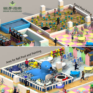 Dream Kids Children Indoor 800sq. M Máquina de juego de Castillo travieso multiusos gigante Piscina de <span class=keywords><strong>arena</strong></span> Parque infantil suave <span class=keywords><strong>Centro</strong></span> de entretenimiento - Product Image 4