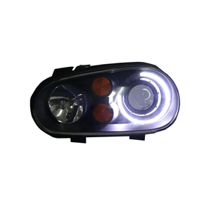 Fari Anteriori Full LED Personalizzati per Volkswagen Golf 4 2002-2008 con Lenti Proiettori Bi-Xenon e DRL - Product Image 3