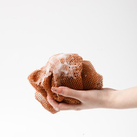 Filet de bain africain Barre de bain en mousse pour le dos Serviette de bain Sac à savon Serviette de sauna en nylon pour hommes et femmes
