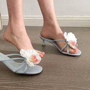 Boucle de chaussure élégante <span class=keywords><strong>fleur</strong></span> de Phalaenopsis papillon Design Style bohème de Thanksgiving Parfait pour les fêtes à la piscine - Product Image 4