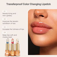 Vente en gros de cosmétiques pour femmes, étiquettes privées, logo personnalisé, vegan, 3 couleurs, haute pigmentation, rouge à lèvres liquide mat imperméable