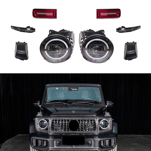Accessoires de voiture Classe G W464 W465, phares noirs de nuit, feux de direction, feux arrière, rétroviseurs latéraux <span class=keywords><strong>LED</strong></span> pour 2019 et plus, ABS+<span class=keywords><strong>LED</strong></span> W464 W465 - Product Image 6