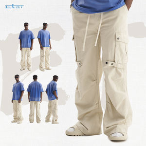 <span class=keywords><strong>Pantaloni</strong></span> da Jogging Casual Y2k da <span class=keywords><strong>uomo</strong></span> <span class=keywords><strong>pantaloni</strong></span> pesanti a gamba dritta <span class=keywords><strong>pantaloni</strong></span> della tuta - Product Image 4