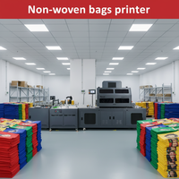 Imprimante numérique UV à jet d'encre pour la production en série de sacs non tissés, sacs en cuir, pochettes plastiques/papiers, sacs scellés - Imprimante UV monocouche Brésil