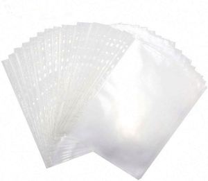 Protector de Hojas de Plástico Transparente al Precio Más Bajo de Fábrica, Protector de Hojas Tamaño Carta con 11 Orificios para Cualquier Carpeta - Product Image 2
