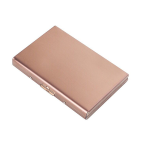 กล่องใส่นามบัตร 6 ช่อง สแตนเลสสตีล ที่ใส่บัตรเครดิตแบบมินิมอล 2 ชิ้น CardsVicloon - Product Image 4