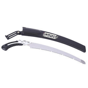 Sierra de mano Kexi de 350 mm con hoja curva de acero con alto contenido de carbono, sierra de podar para jardín con bolsa protectora para uso en exteriores - Product Image 1