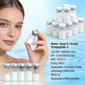 Matières premières cosmétiques, peptide anti-rides Snap-8, CAS 868844-74-0, acétyl octapeptide-3, poudre SNAP-8 - Product Image 6