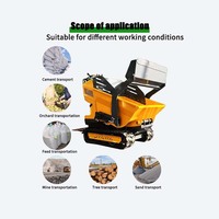 EPA-zertifizierter Raupenkipper 1000kg Mini-Dumper mit CE-Zertifizierung, kundenspezifische Anpassungen möglich