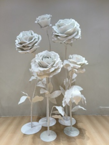 Hot Sale Artificial <strong>Eva</strong> <strong>Foam</strong> Rose <strong>Flower</strong> Wedding Party Decoration Giant <strong>EVA</strong> <strong>Flowers</strong> Handmade Outdoor Waterproof Rose