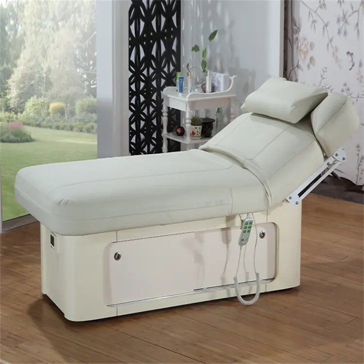 Kisen kursi Facial Salon kecantikan, tempat tidur untuk pijat kecantikan kosmetik Salon Spa motor CE elektrik 2/3/4 harga murah