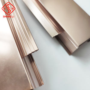 Maniglie per Mobili da Cucina Profilo Oro in Alluminio Anodizzato Lega di Alluminio 500 Pezzi Forma G Accessori per Cucina Confezione in Polybag - Product Image 3