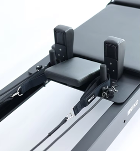 Cama de Pilates Reformer Equilibrada, Silla, Equipo de Entrenamiento en Casa, Acero, <span class=keywords><strong>INIKO</strong></span> R001A, Blanco - Product Image 4