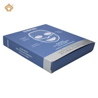Emballage de soins de la peau de carte de papier coloré du fabricant chinois PR Box Masque facial en relief pour la beauté des cosmétiques Lotion pour la peau