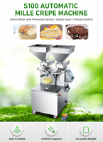 Machine Commerciale Automatique à Mille-Feuilles S100, Machine à Gâteaux en Couches avec Servomoteur, Machine à Étaler la Crème pour Boulangerie Industrielle