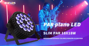 Shehds 18*18W Rgbwa in1 يدعم نظام Dmx 6in1 <span class=keywords><strong>Par</strong></span> يمكن إضاءة المسرح 18 في المخزن سبائك الألومنيوم Rgb - Product Image 2