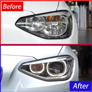 Fari Ikon con Luci LED Angel Eyes per BMW <span class=keywords><strong>Serie</strong></span> <span class=keywords><strong>1</strong></span> <span class=keywords><strong>F20</strong></span> 2012-2014, Aggiornamento da Alogeni - Product Image 6