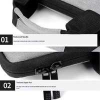 Étui de protection pour ordinateur portable de qualité supérieure, portable, imperméable, 15,6 pouces, pour hommes et femmes, idéal pour le bureau