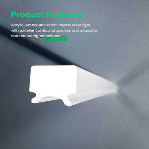 מפזר אור <span class=keywords><strong>LED</strong></span> מלבני אקרילי משותף-הפקה, מפזר עבה לבן PMMA, אהיל - Product Image 2