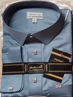 2026 Dubaï Thobe Traditionnel de Haute Qualité pour Hommes, Style Saoudien, Manches Longues, Vêtement Islamique Professionnel, Abaya Qamis Musulman