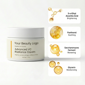 Set de Cuidado de la Piel de Marca Privada Más Vendido, Kit de <span class=keywords><strong>Crema</strong></span> Facial y Suero con Cúrcuma y Vitamina C para Blanquear la Piel Negra - Product Image 2