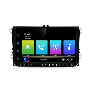 Carplay-Autoradio Android 12 avec navigation GPS, lecteur multimédia, pour voiture VW Volkswagen Seat Skoda Fabia Combi Octavia, 2din, WiFi