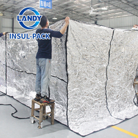 Sac de doublure de conteneur thermique réutilisable industriel de 40 pieds