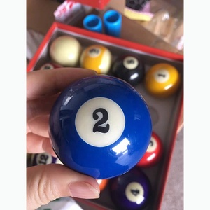 Bolas de <span class=keywords><strong>billar</strong></span> de 2-1/4 "y 57,2 MM, conjunto de 16 unidades de resina, caja roja - Product Image 3