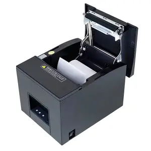 高速300毫米/秒安卓203 dpi 1d 2d收银机零售自动切纸机票据智能热收据pos 80毫米打印机