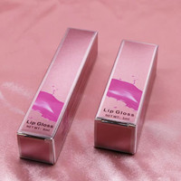 Bajo moq Totalmente personalizado Diseño uno a uno Caja de lápiz labial mate brillante de lujo Tubos de brillo de labios Caja de embalaje con logotipo COSMET BOX