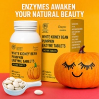 Comprimés de Lait Enzymatique de Haricot Blanc Personnalisés, Compléments Alimentaires, Vitamines, Protéines, Fibres Alimentaires, Services OEM/ODM