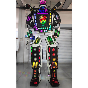 Nouvelle tenue de <span class=keywords><strong>robot</strong></span> LED de haute qualité, best-seller, <span class=keywords><strong>robot</strong></span> dansant sur des échasses avec écran d'affichage - Product Image 2