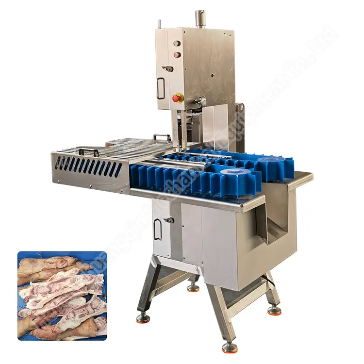 Cut Poutry In Half Commercial Meat Saw Cutting Machine Cut Slice Slit Frozen Pork Shank Meat Etc