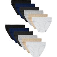 Braguitas de bikini de corte alto para mujer, 100% algodón, tiro medio, ropa interior transpirable, paquete múltiple, varios tamaños