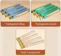 Supports et pions de Mahjong Américain PS aux couleurs vives, verts avec tête métallique, pour les soirées de jeu en famille