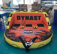 NOVA Dynast 3P Tube de ski nautique gonflable, bateau gonflable remorquable multi-personnes pour sports nautiques, location et loisirs de ski nautique