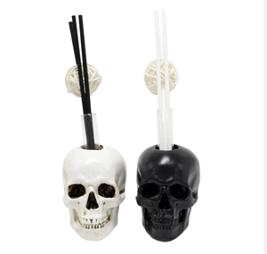 Skeleton Head Halloween Làm Mát Không Khí Điều Kiện Mới Sáp Ong Hương Thơm Khuếch Tán Với Bông Bấc Nhà Phòng Tắm Nước Hoa Dầu Thanh - Product Image 6
