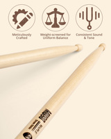 Großhandel 5A 5B Drumsticks Erwachsene Holz-Baquetas Schlagzeug-Zubehör Qualität Wie Vic Firth