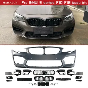 Pp Materiaal G30 Bodykit Voor Bmw F10 F18 Upgrade G30 2010-2016 Voorbumper Lip Diffuser Side Rokken spoiler Body Kit