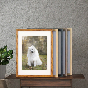 Europe Style Custom Size MDF Wood Modern Creative Durable Lightweight A4 4X6 5X7 <b>Black</b> UV Printed Vertical Wall Mount <b>Frame</b> - Product Image 3