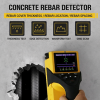 Escáner de Varillas de Refuerzo Integrado Profesional, Detector de Acero en Concreto de Alta Precisión para Inspección de Construcción