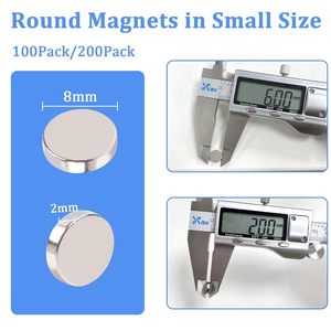 N52 <span class=keywords><strong>potente</strong></span> <span class=keywords><strong>magnete</strong></span> magnetico rotondo 10x2mm <span class=keywords><strong>magnete</strong></span> circolare Super forte magneti a disco al neodimio 10x2mm N35 8x5mm - Product Image 6