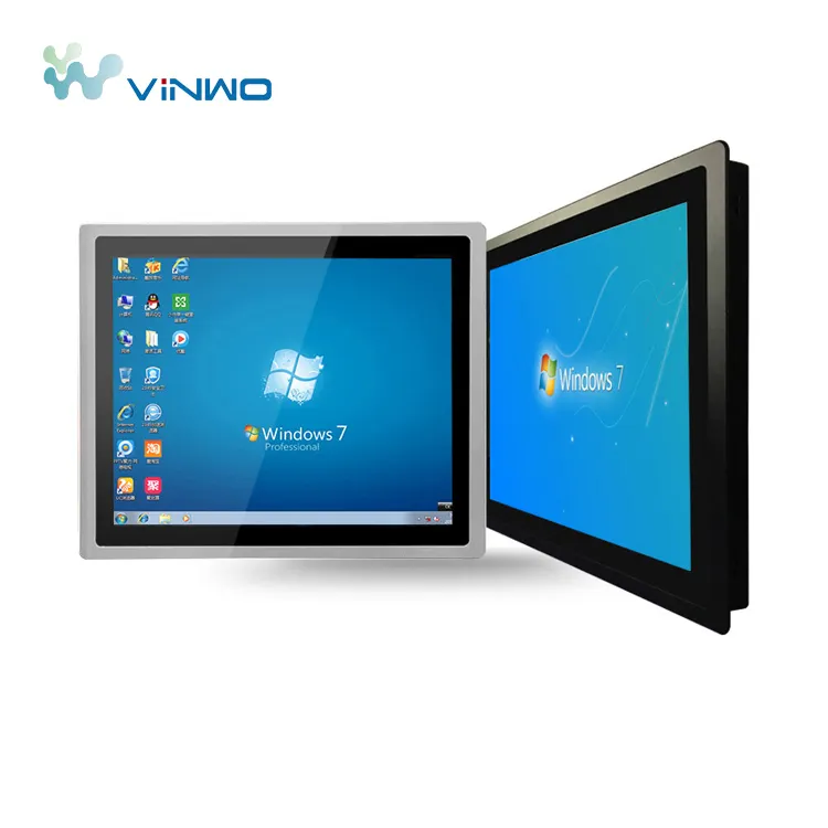17 inch I3 I5 i7 all in one touch panel pc computer with cpu i3 i5 i7 processor with com and dual lan