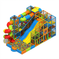 Centre de jeux intérieur multifonctionnel coloré pour enfants, conforme aux normes européennes, jeux amusants pour enfants, équipement de jeux intérieur