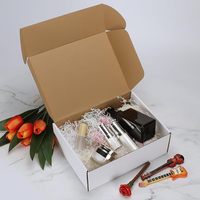 Boîtes en carton ondulé blanc personnalisées pour l'expédition, l'emballage et les petites entreprises